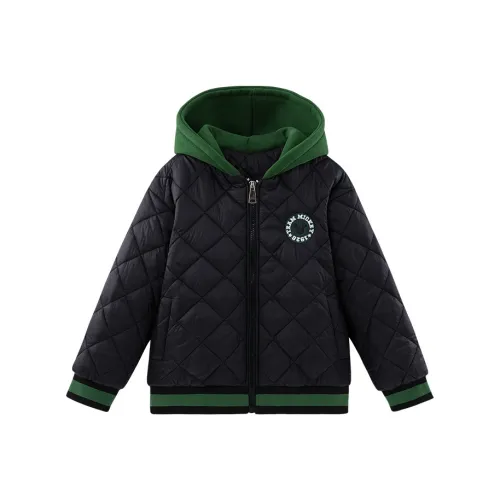 Disney Хлопковый пуховик Черный Детский