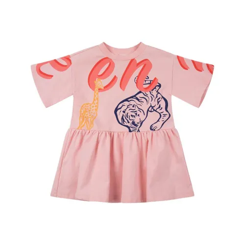 KENZO Розовые Платья для Детей