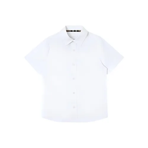 Burberry Рубашка FW22 Белая Детская