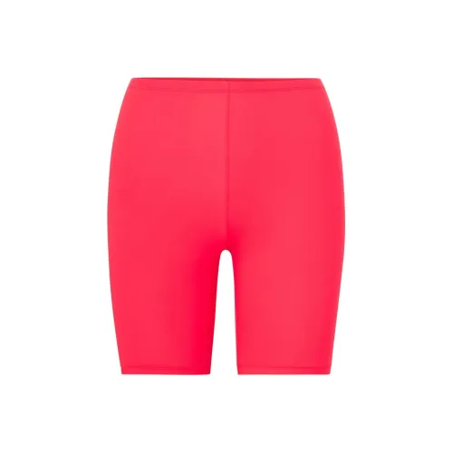 SKIMS FITS EVERYBODY Велосипед Короткие Повседневные Шорты Женские Ультра Розовый Красный