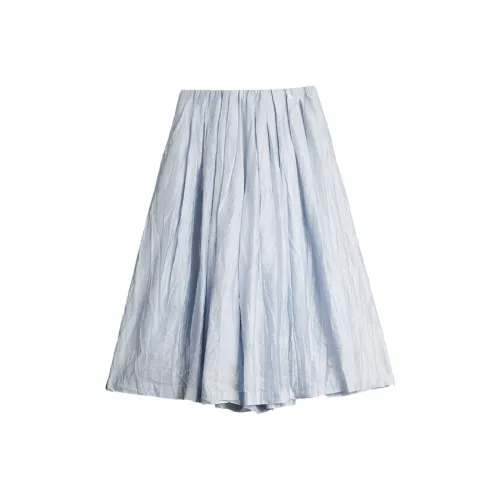 ELLE Повседневные короткие юбки Женские Синие