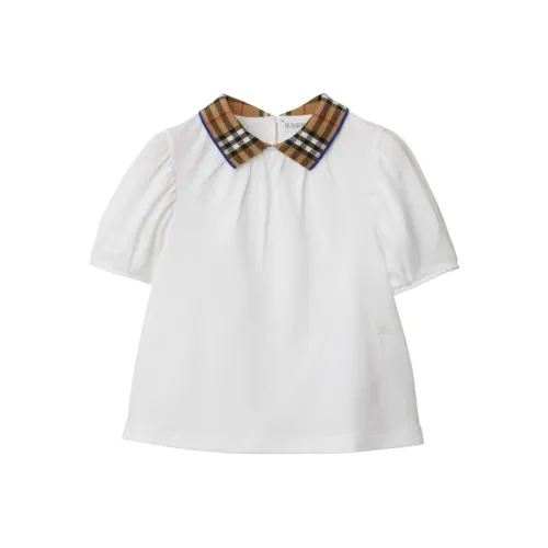 Burberry Белые Детские Рубашки