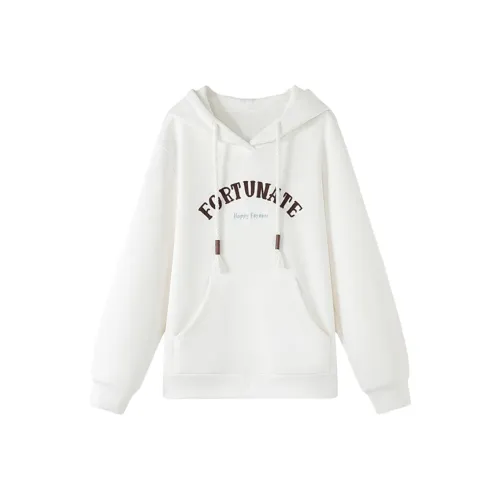 SHIRAN Облачный белый Женские Свитшоты