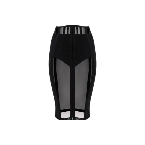 Elisabetta Franchi Повседневные короткие юбки Женские Черный