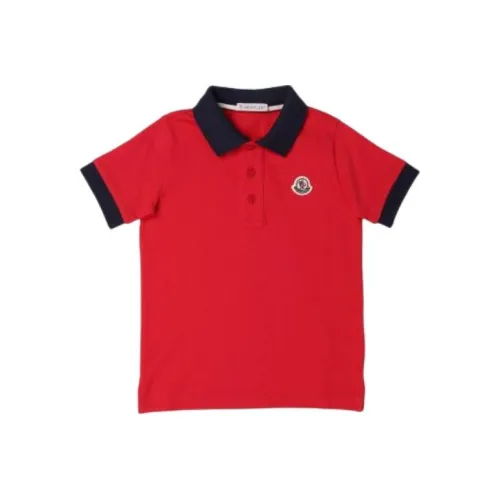 Moncler Детская одежда Поло Красный Детский