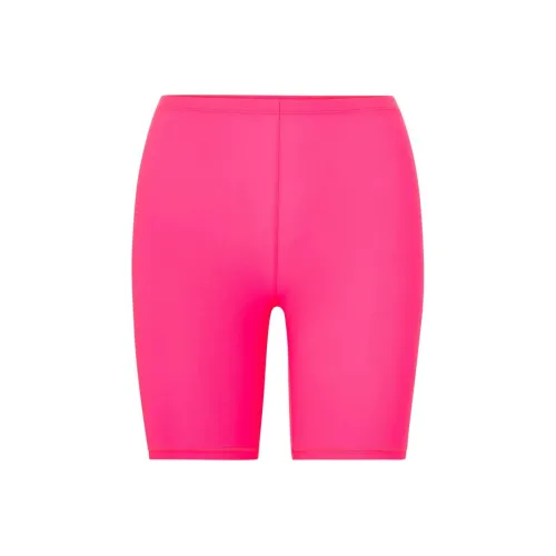 SKIMS FITS EVERYBODY Велосипед Короткие Повседневные Шорты Женские Неоново-розовый Розовый