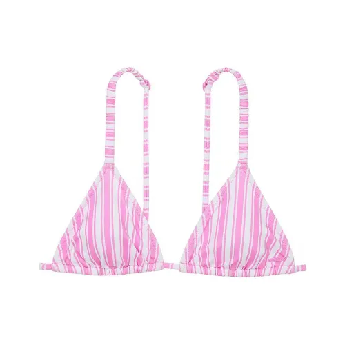 Victoria's Secret Розовый Scrunchie Бикини Треугольный Топ Ps Бикини Женские Розовый