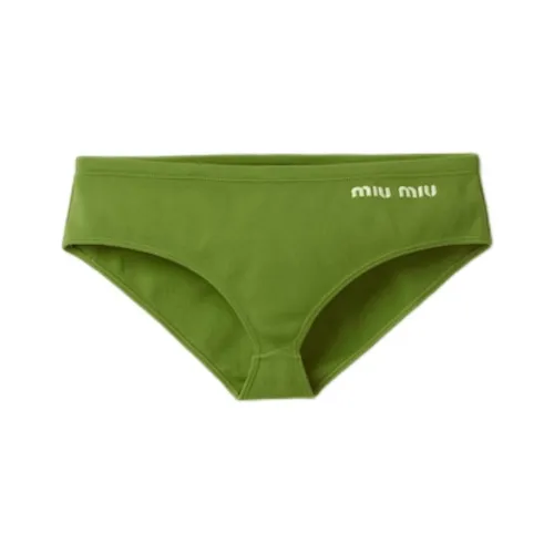 MIU MIU Бикини Женские Светло-зеленый цвет травы