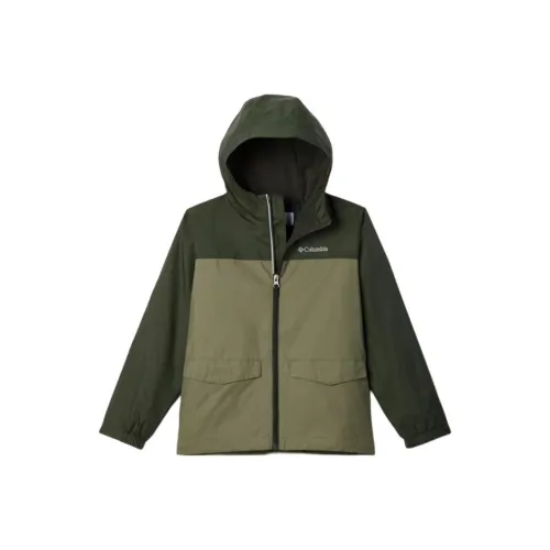Columbia Куртки Пальто Дождь Zilla 2 Зеленый Подростки