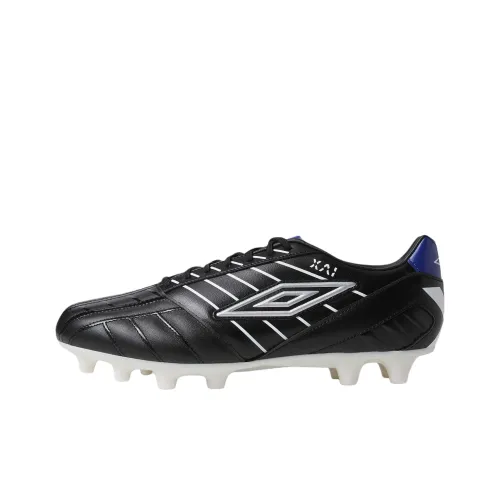 Umbro TREBLE XAI HG Твердый Ground Slip Resistant Abrasion Resistant Футбольные бутсы Мужской Черный