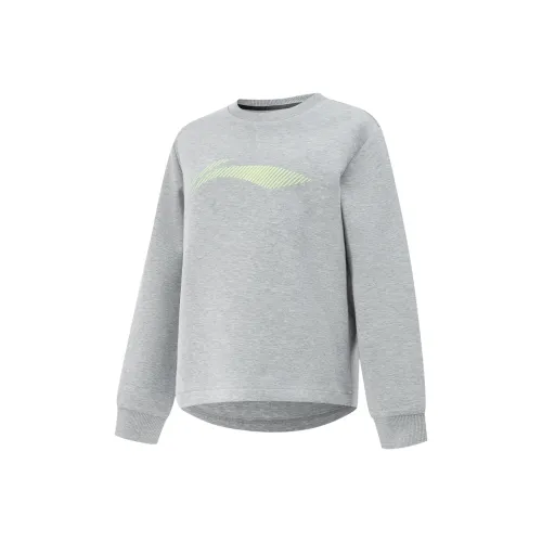 LINING YOUNG Толстовка Comprehensive Physical Fitness BC17 Фотиния Серый Подростки