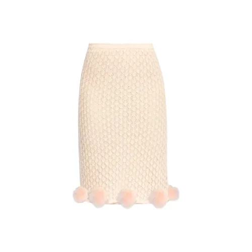 Blumarine Розовые Женские Повседневные Длинные Юбки
