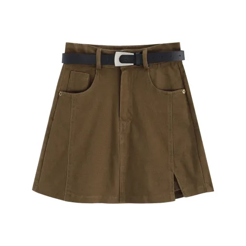 Garbege Повседневные короткие юбки женские хаки