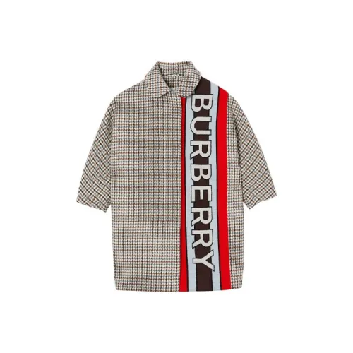 Burberry Бежевый Kids Шерстяное пальто