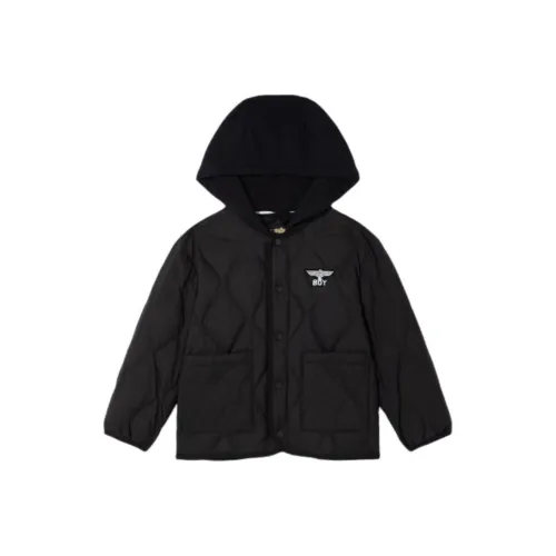 BOY JUNIOR Пуховик Черный для детей 3-7 лет