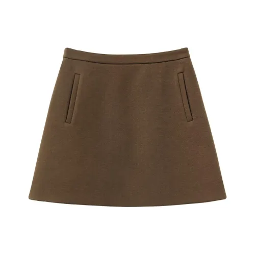 CHIC VEN Повседневные короткие юбки Женские Хаки