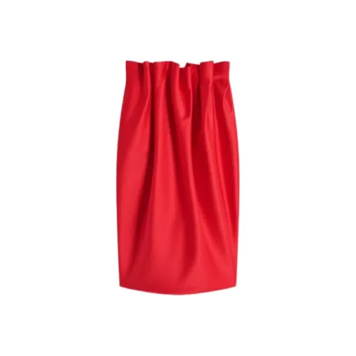 SIMONE ROCHA Повседневный Длинный Юбка Женские Красный