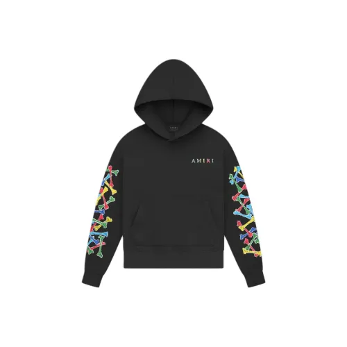 AMIRI Детская одежда BONES SCRIBBLE Толстовка Детская Черная