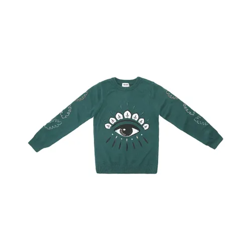 KENZO Зеленый Kids Свитеры