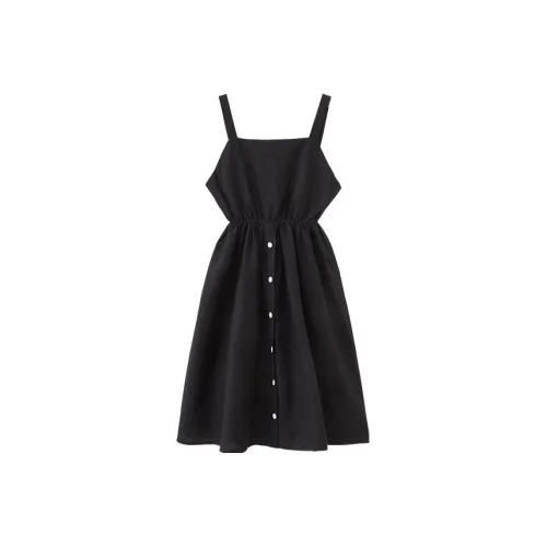 EN HENN Платье Женское Черное Подростки