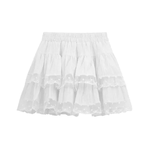 ABBY GODDESS Повседневные короткие юбки Женские Белые