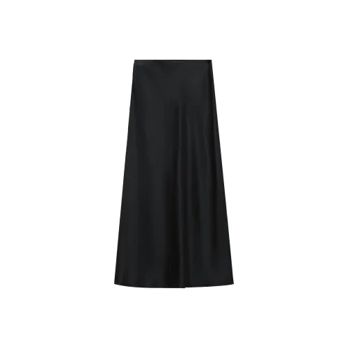 THE SEA LIFE Повседневный длинный юбка женский черный маг