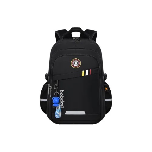 BOBDOG Нейлоновая ткань Повседневный рюкзак Студенческий рюкзак Детский Черный Бежевый