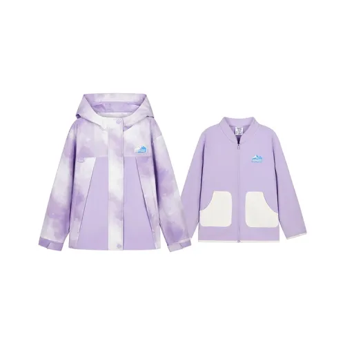 Skechers Kids Куртка Лаванда Белый Основание Градиент Детский