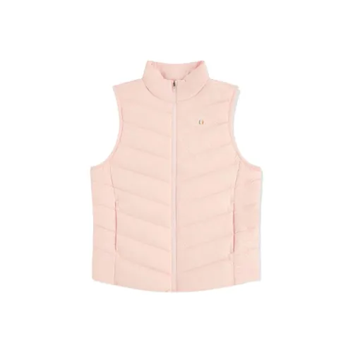 QIAODAN Пуховый жилет Элегантный и Тонкий Розовый Подростки