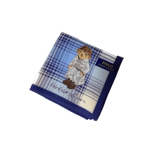 Polo Ralph Lauren Хлопковый шелк Шарфы Унисекс Синий