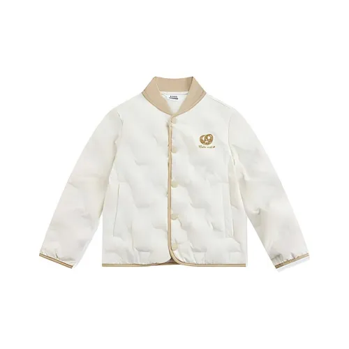 QIAODAN Пуховик Навес Белый для детей 3-7 лет