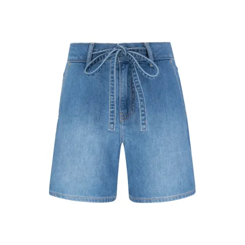 Calvin Klein Джинсовые шорты Женские Джинсовый Светло-Синий