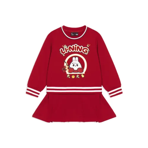 LINING YOUNG Детское платье Sports Life Collection Агат Красный Детский