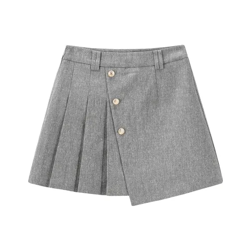 PEACEBIRD Повседневные короткие юбки для женщин