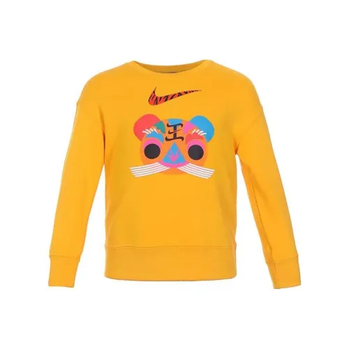 NIKE Желтые Kids Свитшоты