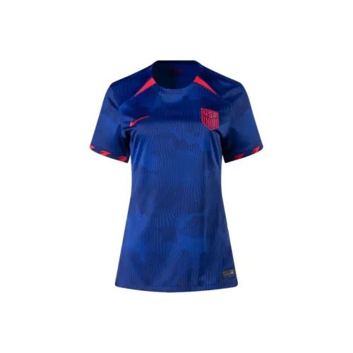 Nike USA Soccer Team Olympic Series Футбол Джерси Женские Синие