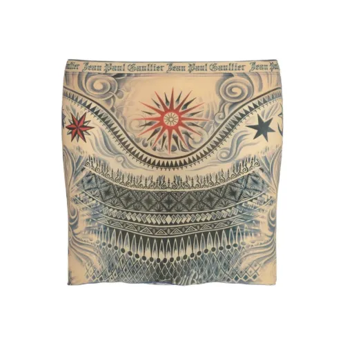 Jean Paul Gaultier Повседневные короткие юбки Женские Светлый Бежевый