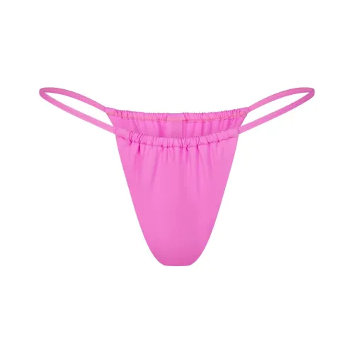 SKIMS Фирменный Плавательный STRING Бикини Низ Плавательные Шорты Женские Неоновая Орхидея Неоновая Орхидея