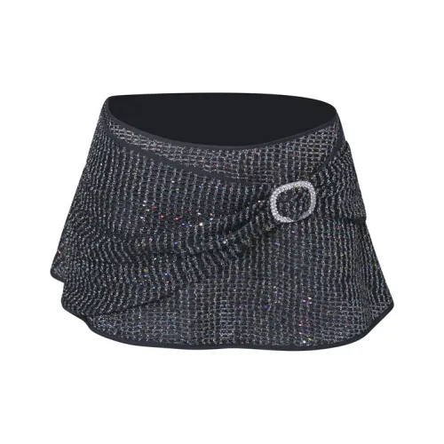 MIMI PLANGE Плавательные шорты Женские Звездный черный