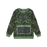 Сад Зеленый Подкладочная ткань Каменный узор Полный с принтом/03PR