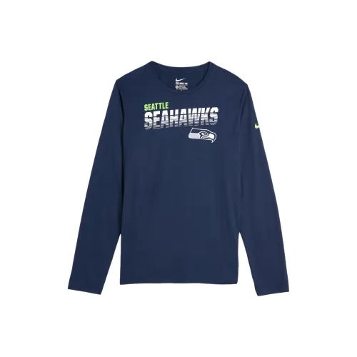 NIKE Темно-синяя унисекс футболка