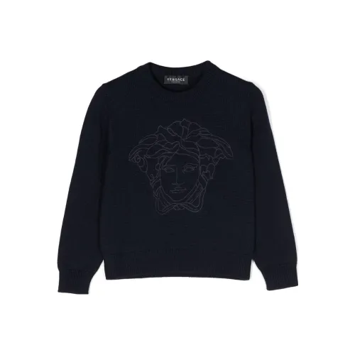 VERSACE Свитер FW23 Черный Детский