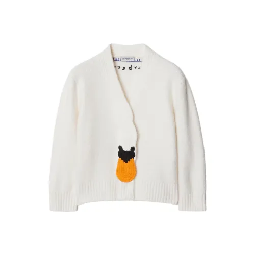 Burberry Слоновая кость Kids Куртки
