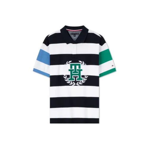 Tommy Hilfiger Рубашка Черно-белые Полосы Детская