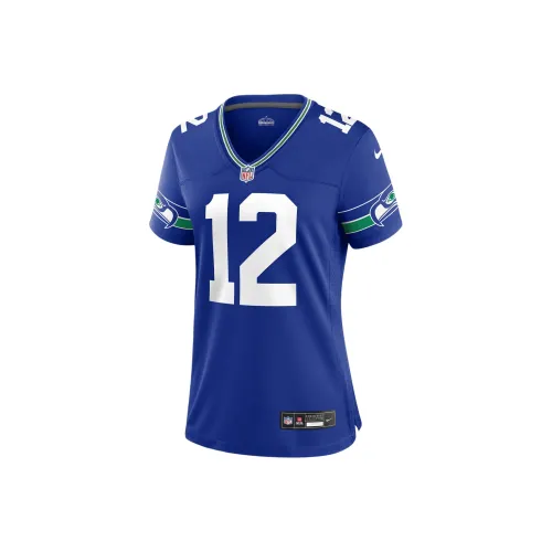 nike NFL Game FOOTBALL JERSEY Регби Джерси Seattle Seahawks Женские Синий