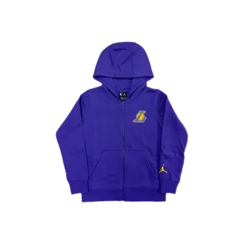 Джордан X NBA Толстовка Все over Фиолетовый