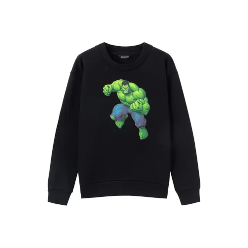 BALENCIAGA Черные Толстовки для детей