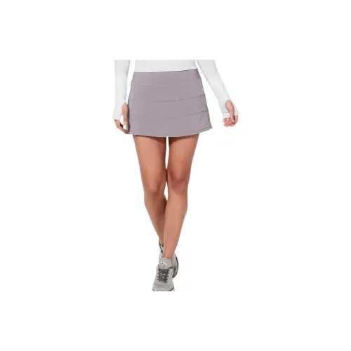 lululemon Pace Rival Повседневные Юбки Женские Фиолетовый Серый