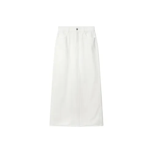 COVERINS Повседневный Длинный Юбка Женская Белая