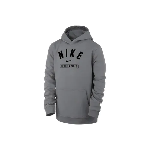 nike Клуб Флис Big Детский Track Field Толстовка Свитшот Темно-серый Смешанный цвет Подростки